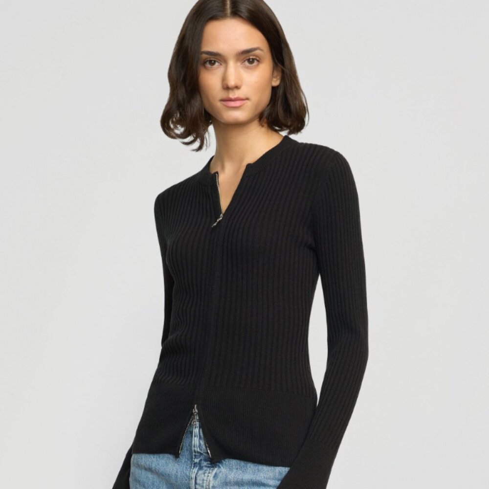 Modern Citizen Kayla Ribbed Two-Way Sweater